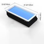 Moderna Lampada a Soffitto LED Metallica Minimalista Blu Cielo per Soggiorno