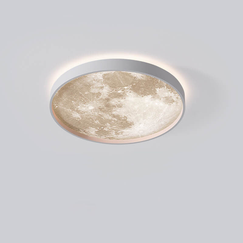 Moderna Lampada da Soffitto LED a Incasso Rotonda in Ferro Acrilico Minimalista per Soggiorno