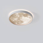 Moderna Lampada da Soffitto LED a Incasso Rotonda in Ferro Acrilico Minimalista per Soggiorno