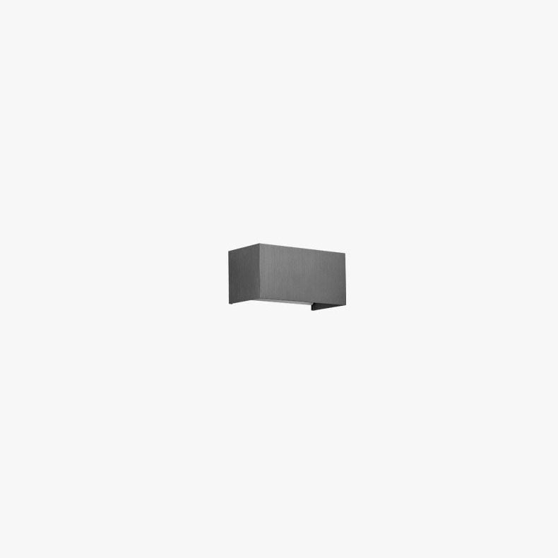 Lampada da parete LED regolabile a fascio piatto quadrato in alluminio minimalista moderno per ingresso
