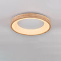 Lampada da soffitto a LED rotonda in legno log minimalista nordico