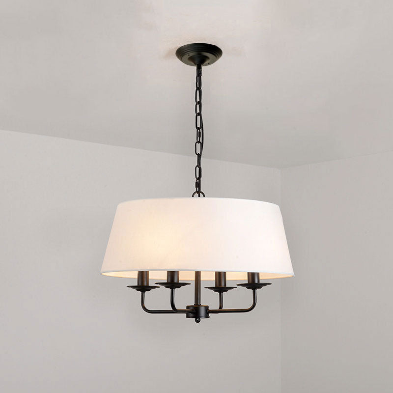 Lampadario Vintage Classico in Ferro Europeo a 4 Luci