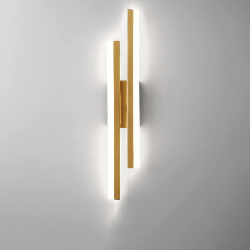 Lampada da parete LED in ferro acrilico con linee minimaliste moderne