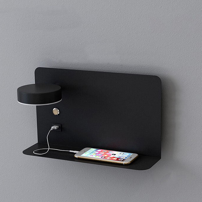 Lampada da Parete LED Quadrata Moderna Minimalista in Ferro e Acrilico Ricaricabile USB