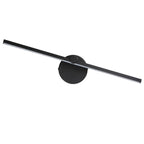 Lampada da parete a LED con specchio in alluminio lungo, stile minimalista nordico