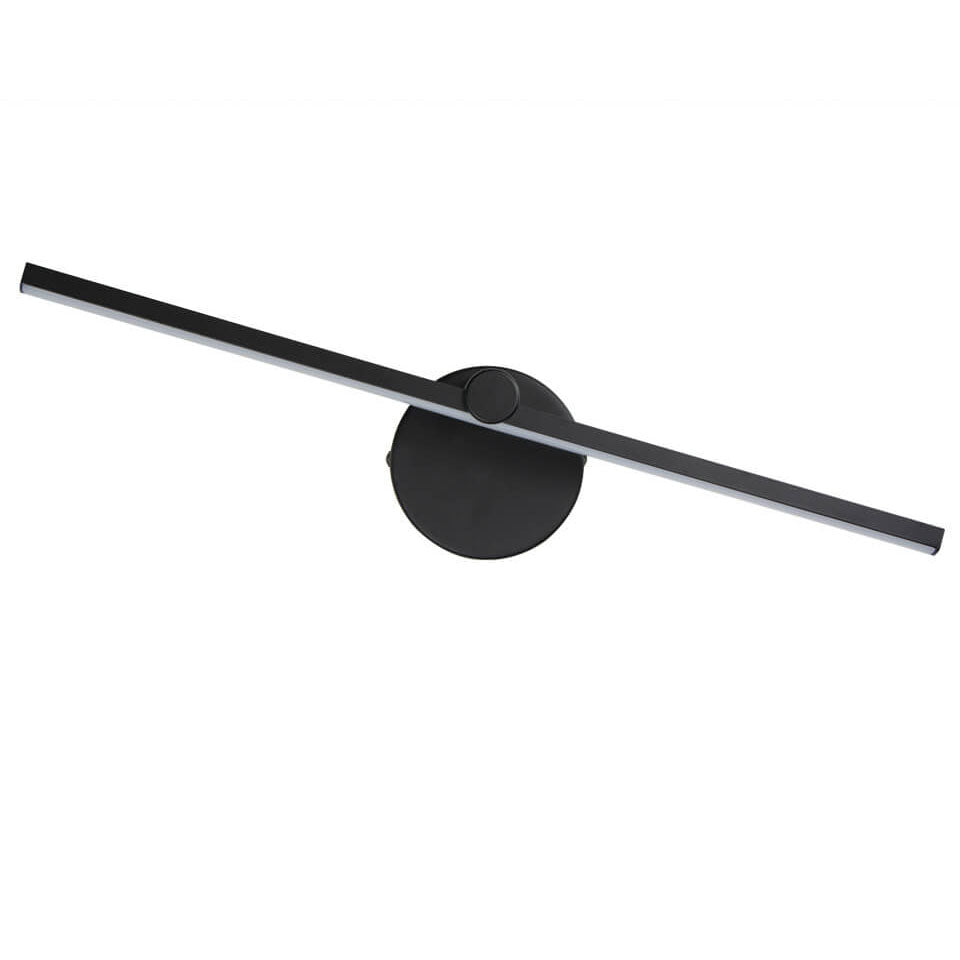 Lampada da parete a LED con specchio in alluminio lungo, stile minimalista nordico