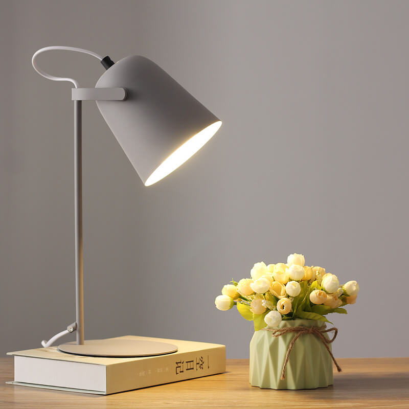 Lampada da Tavolo 1 Luce Design Secchiello Creativo Colorato Nordic