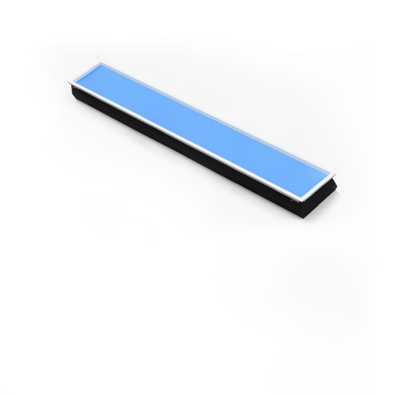 Moderna Lampada a Soffitto LED Metallica Minimalista Blu Cielo per Soggiorno
