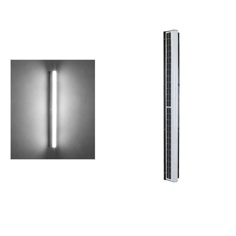 Moderna Lampada da Parete da Giardino Esterna a LED Solare Impermeabile in Acrilico