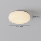 Lampada da Soffitto a Incasso Moderna Minimalista Ovali in Ferro PE LED per Camera da Letto