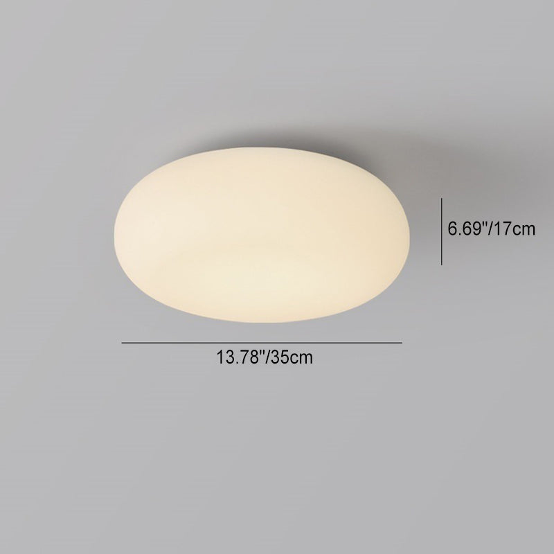Lampada da Soffitto a Incasso Moderna Minimalista Ovali in Ferro PE LED per Camera da Letto