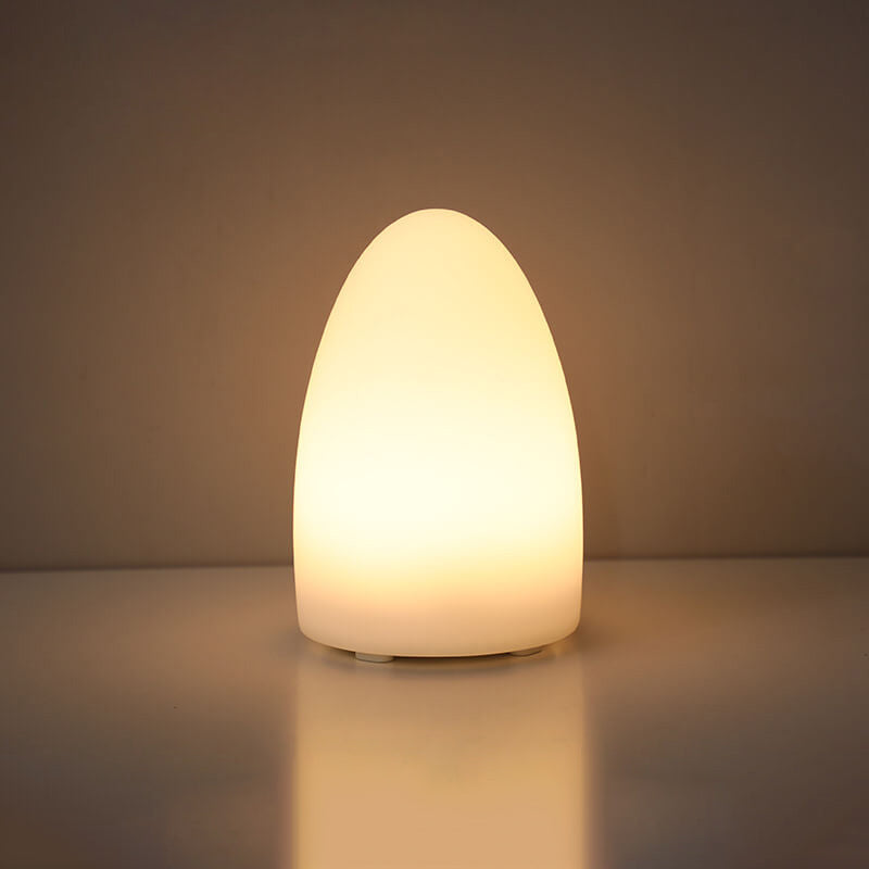 Lampada da tavolo decorativa a luce notturna con telecomando in geometria creativa PE