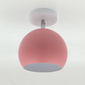 Dome Macaron Nordico 1-Luce Semi-Incastro Lampada da Soffitto