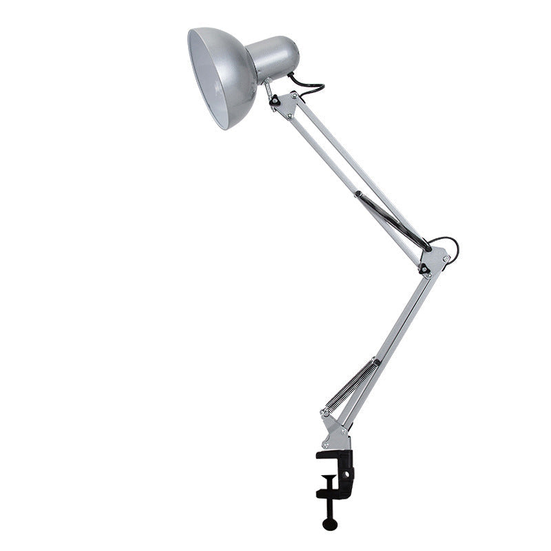 Lampada da Tavolo Retrattile a Braccio Lungo in Stile Moderno Minimalista in ABS con 1 Luce per Camera da Letto