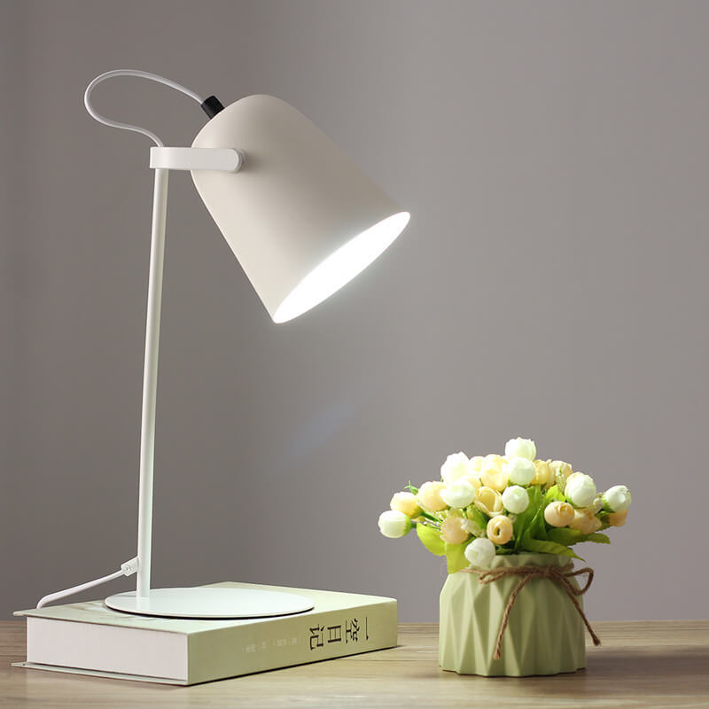 Lampada da Tavolo 1 Luce Design Secchiello Creativo Colorato Nordic