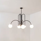 Valentina Vintage Metallo Vetro Lampade a Sospensione Soggiorno