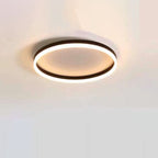 Lampada da soffitto a LED circolare minimalista nordica in ferro e acrilico