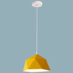 Moderna Lampada a Sospensione in Ferro Geometrica a Rombo con 1 Luce