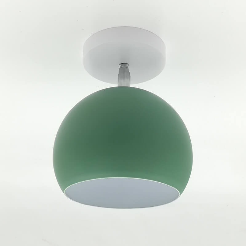 Dome Macaron Nordico 1-Luce Semi-Incastro Lampada da Soffitto