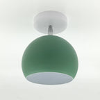 Dome Macaron Nordico 1-Luce Semi-Incastro Lampada da Soffitto