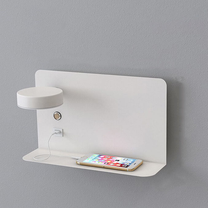 Lampada da Parete LED Quadrata Moderna Minimalista in Ferro e Acrilico Ricaricabile USB