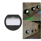 Luce da Esterno a LED Solare Rotonda Quadrata Moderna Minimalista Impermeabile per Passi da Patio