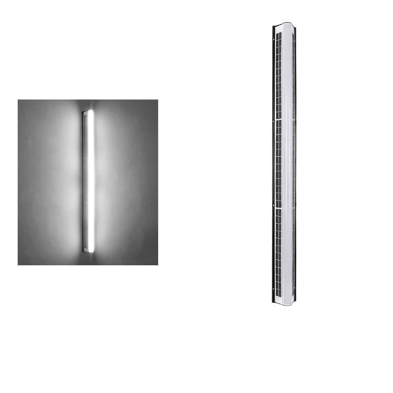 Moderna Lampada da Parete da Giardino Esterna a LED Solare Impermeabile in Acrilico