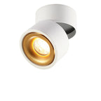 Moderna Lampada da Soffitto a Cilindro Minimalista in Alluminio LED con Angolo Regolabile per Soggiorno