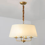Lampadario Vintage Classico in Ferro Europeo a 4 Luci