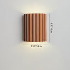 Applique a muro in resina nordica contemporanea a 2 luci per camera da letto