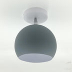 Dome Macaron Nordico 1-Luce Semi-Incastro Lampada da Soffitto