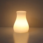 Lampada da tavolo decorativa a luce notturna con telecomando in geometria creativa PE