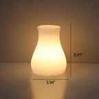 Lampada da tavolo decorativa a luce notturna con telecomando in geometria creativa PE