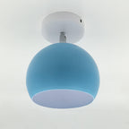 Dome Macaron Nordico 1-Luce Semi-Incastro Lampada da Soffitto