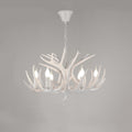 Lampadario in Resina con Corna di Cervo Retro Epoch per Soggiorno