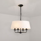Lampadario Vintage Classico in Ferro Europeo a 4 Luci