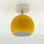 Dome Macaron Nordico 1-Luce Semi-Incastro Lampada da Soffitto