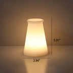 Lampada da tavolo decorativa a luce notturna con telecomando in geometria creativa PE