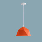 Moderna Lampada a Sospensione in Ferro Geometrica a Rombo con 1 Luce