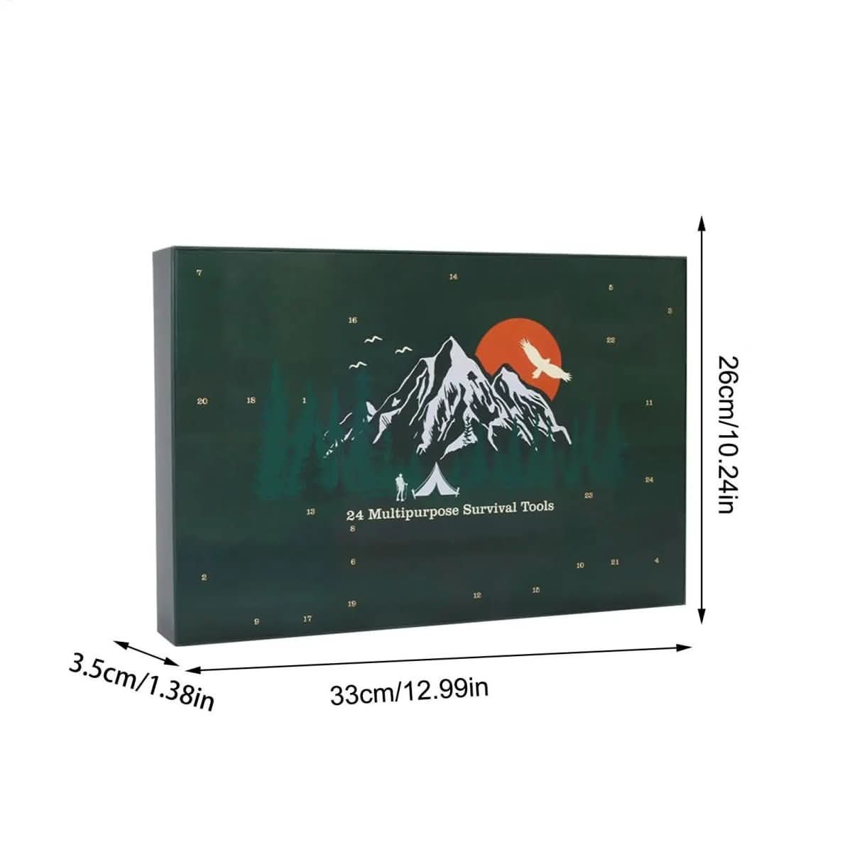 Calendario dell'Avvento di Strumenti – 24 Giorni con Strumenti Outdoor e Avventurosi
