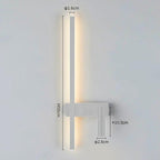 Lampada da Parete LED Girevole con Testa di Lettura Regolabile