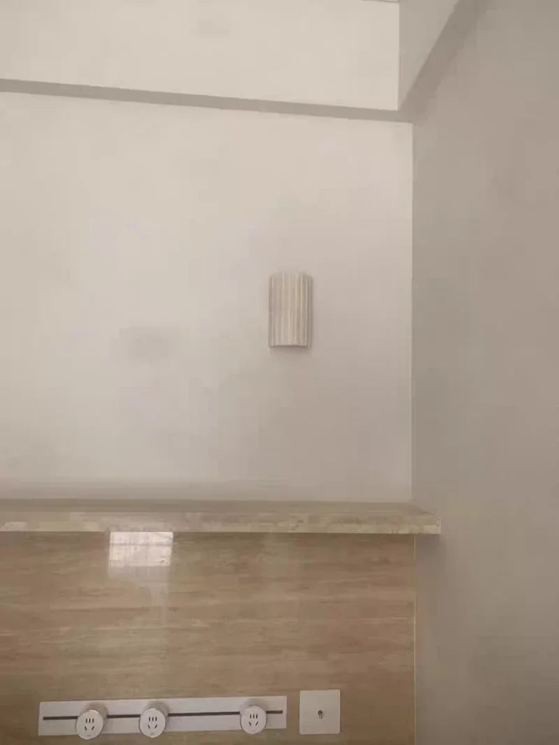 TerraLume Wabi-Sabi Travertino Lampada da Parete LED