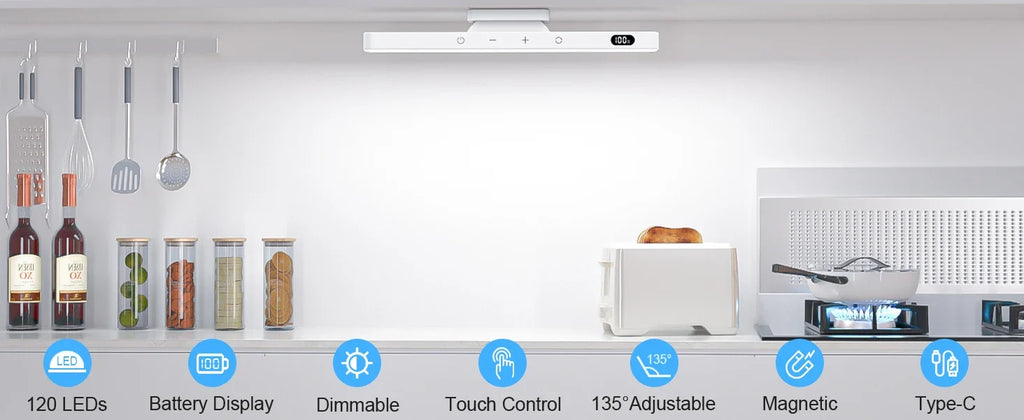 GlowPro 5W Lampada Notturna Ricaricabile Dimmerabile