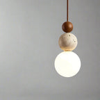 Lampada a sospensione minimalista a forma sferica