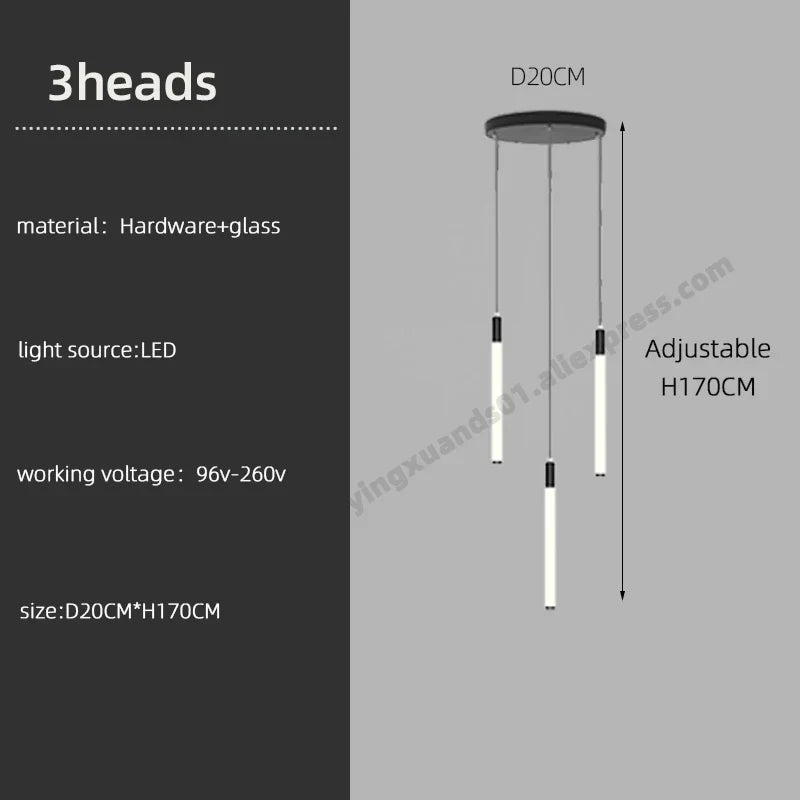 lampadario moderno sospeso per illuminazione interna design loft