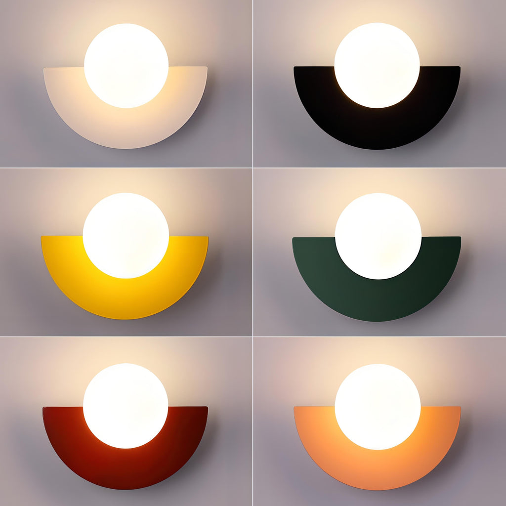 Lampada da Parete Semicircolare Nordica
