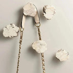 Maniglia in Ottone con Marmo Turchese Etta