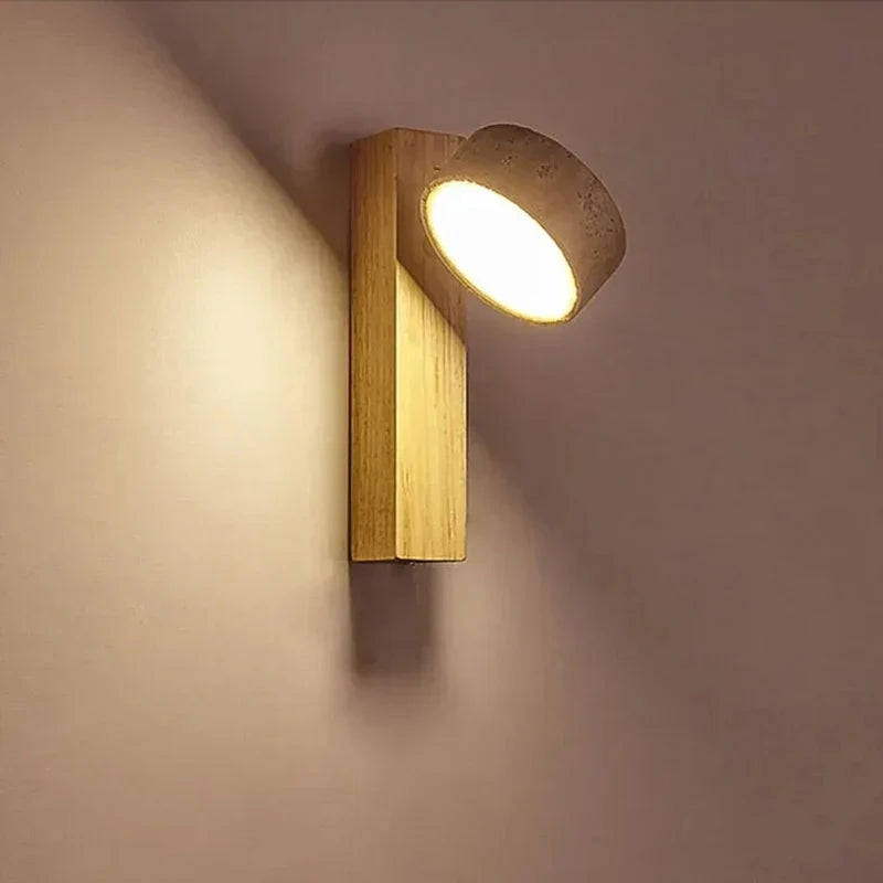 AureaCave Wabi-Sabi Lampada da Parete in Travertino