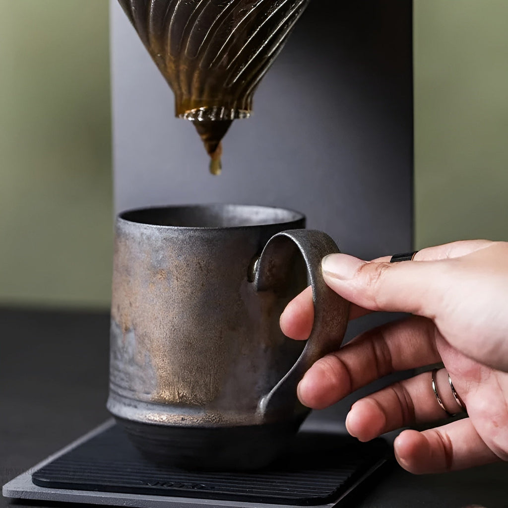 Tazza da caffè in stile rustico – Calda e Confortevole per l'Autunno