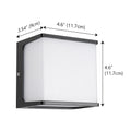 AeroCube Illuminazione da Parete Esterno | LED Moderno Impermeabile